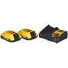 Įrankių komplektas Dewalt 18V 2x2,0Ah DCD709 + DCF809 DCK2062D2T