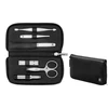 Zwilling Zwilling Twinox kelioninis rinkinys, juodas, odinis dėklas, 6 vnt