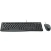 Rinkinys Klaviatūra ir pelė logitech mk120 920-002562 (membraninė; usb 2.0; (us); spalva juoda; optinė; 1000 dpi)