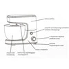 Virtuvinis kombainas Maestro Robot planetarny su dubeniu 4l, 1000w mr-560
