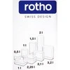 rotho Gyvūnų Reikmenys - Pojemnikas Skanėstams 2.1L Skaidrus/Juodas