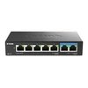 Šakotuvas D-Link 7 prievadų komutatorius 5x1ge 2x2.5ge dms-107/e