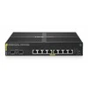 Šakotuvas Hewlett Packard (HP) „Aruba Networking 6000 8g class4 poe 2sfp 67w s4r23a“ komutatorius