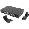 Šakotuvas Komutatorius Lanberg RSF-24P-2C-250 24x 100mb PoE+/2x Combo Rack 19" Gigabit Ethernet 250W