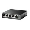 Maršrutizatorius TP-LINK | 5 prievadų Gigabit Easy Smart Switch su 4 prievadų PoE+ | TL-SG105MPE | Tvarkoma L2 | Darbalaukis | 60 mėn.