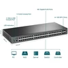 Šakotuvas TP-Link Omada SG3452X tinklo komutatorius Valdomas L2+ Gigabit Ethernet (10/100/1000) 1U Juoda