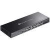 Šakotuvas TP-Link Omada SG5428X tinklo komutatorius Valdomas L3 Gigabit Ethernet (10/100/1000) Juodas