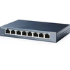 Šakotuvas TP-LINK 8 prievadų metalinis gigabito komutatorius, 5 10/100/1000M RJ45, palaikantis GMP Snooping, IEEE 802.1p QoS, „Plug and Play“ metaliniame korpuse