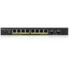 Šakotuvas Zyxel Przełącznik gs1900-10hp v2 8port l2 poe 2xsfp 70w 802.3at