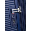 Kelioninis American Tourister Spinner Expandable Suitcase Hard Navy 35.5 L Polypropylene (PP)