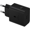Samsung 45w maitinimo adapteris, žemas budėjimo režimas, juodas