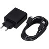 „Samsung“ 50 W maitinimo adapteris, dvigubas, juodas