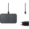 Samsung bevielis įkroviklis duo (be kelioninio adapterio), juodas