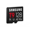 Atminties kortelė Samsung T9 | MicroSD Card | 128 GB | Micro SDXC | Flash atminties klasė U3, V30, A2