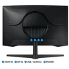 Monitorius samsung led g5 27" ls27cg554euxen 165 hz