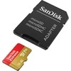 Atminties kortelė SanDisk Extreme Micro SDXC 512GB + SD adapteriai + 1 metų RescuePRO Deluxe iki 190MB/s &amp; 130MB/s Skaitymo/Rašymo greitis A2 C10 V30 UHS-I U3