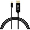 SAVIO CL-191 USB-C į HDMI kabelis, 30 Hz, 2 m, plastikinis