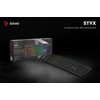 Klaviatūra SAVIO STYX Mekanisk tastatur Outemu Peach Silent, Hot Swap, RGB
