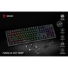 Klaviatūra SAVIO STYX Mekanisk tastatur Outemu Peach Silent, Hot Swap, RGB