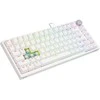 Savio ASTRAL Baltas JADE klaviatūra Gaming USB QWERTY US International