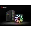 Savio Noctis Flow RGB Cube Juodas