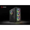 Savio Noctis Glass RGB Cube Juodas