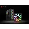Savio Noctis Glass RGB Cube Juodas