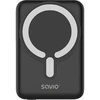 Savio POWERBANK BA-12 10000 mAh, juodas, magnetic