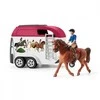 SCHLEICH HORSE CLUB Nuotykis keliaujant automobiliu su priekaba arkliams