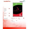 Dysk hdd seagate ironwolf pro (6 tb; 256mb; 3.5"; sata)