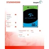 Dysk serwerowy Seagate SkyHawk AI 32TB 3.5'' SATA III (6 Gb/s) (ST32000VE000)