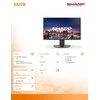 Monitorius Sharp DD-EA271F Juodas 27IN LCD FHD 1920X1080 16:9 6MS
