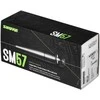 „Shure SM57-lce“ – dinaminis, kardioidinis, instrumentinis, įgarsintas mikrofonas.