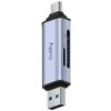 Skaitytuvas kart CUDY UH200 2-In-1 USB 3.0