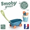 „Smoby“ vežimėlis su kibire ir bioplastikų smėlio aksesuarais