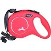 Smycz flexi automatinė new classic s linka 8 m - šuniui do 12 kg, spalva raudona