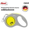 Smycz flexi automatinė new neon s taśma 5 m - šuniui do 15 kg, spalva geltona