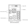 Socomec UPS nepertraukiamo maitinimo šaltinis 1500 VA/900 W 230 V/AVR/6x IEC 320, LED, USB