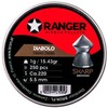 5,5 mm RANGER Diabolo Profesionalūs aštrūs granulių taškai 250 vnt.