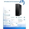 Stacionarus kompiuteris Hewlett Packard (HP) HP ProDesk 2 SFF G1i E Intel® Core™ i3 i3-14100 16 GB DDR5-SDRAM 512 GB SSD Windows 11 Pro PC Juodas