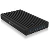 Icy Box ib-2817mcl-c31 stotis su klonavimo funkcija, skirta 2x nvme ssd