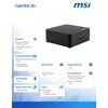 MSI Cubi NUC AI+ 2MG-001EU Intel Core Ultra 7 258V 32GB 1TB SSD WiFi + BT W11P Juodas