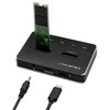 Stacionarus kompiuteris Qoltec Doko stotelė dysków ssd m.2 nvme sata usb-c dual 2 x 2tb