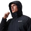 Berghaus Hillwalker IA Shell Jacket, dydis M, juodas + Berghaus Prism PT HZ Sweatshirt, dydis M, juodas