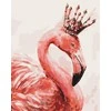 Symag Paint it! Tapyba pagal skaičius. Flamingas su karūna 40 x 50 x 1,5 cm