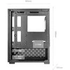 Tacens Mars Gaming MC-SE2 Mini Tower Juodas