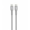 TB USB C - USB C laidas 1m silikoninės pilkos spalvos