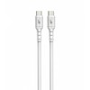 TB USB-C - USB-C laidas 2m, baltas silikonas
