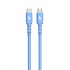 TB USB C - USB C laidas 1m silikoninis mėlynas