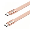 TB Kabelis usb c - usb c 1m płaski brzoskwiniowy